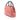 Pink Gucci Small Calfskin Bamboo Shopper Satchel