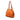 Orange Prada Vitello Daino Dome Satchel