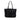 Black Prada Saffiano Trimmed Tessuto Tote