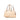 Beige LOEWE Mini Anagram Leather Tassel Handbag - Designer Revival