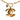 Gold Chanel CC Gold Plated Quilted Pendant Necklace