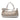 Silver Burberry Haymarket Check Coated Canvas Ravensdon Handbag