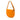 Orange Fendi Small Leather Croissant Hobo Bag