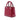 Red Dior Medium Patent Cannage Lady Dior Satchel