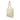 White Chanel Shiny Aged Calfskin North South Shopping Tote