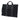Black Hermès Canvas Fourre Tout MM Tote Bag