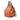 Orange LOEWE Mini Grained Calfskin Drawstring Hammock Bag Satchel