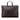 Brown LOEWE Leather Anagram Toledo Briefcase Business Bag
