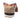 Brown Burberry Mini Mega Check Canvas Ashby Tassel Bucket Bag