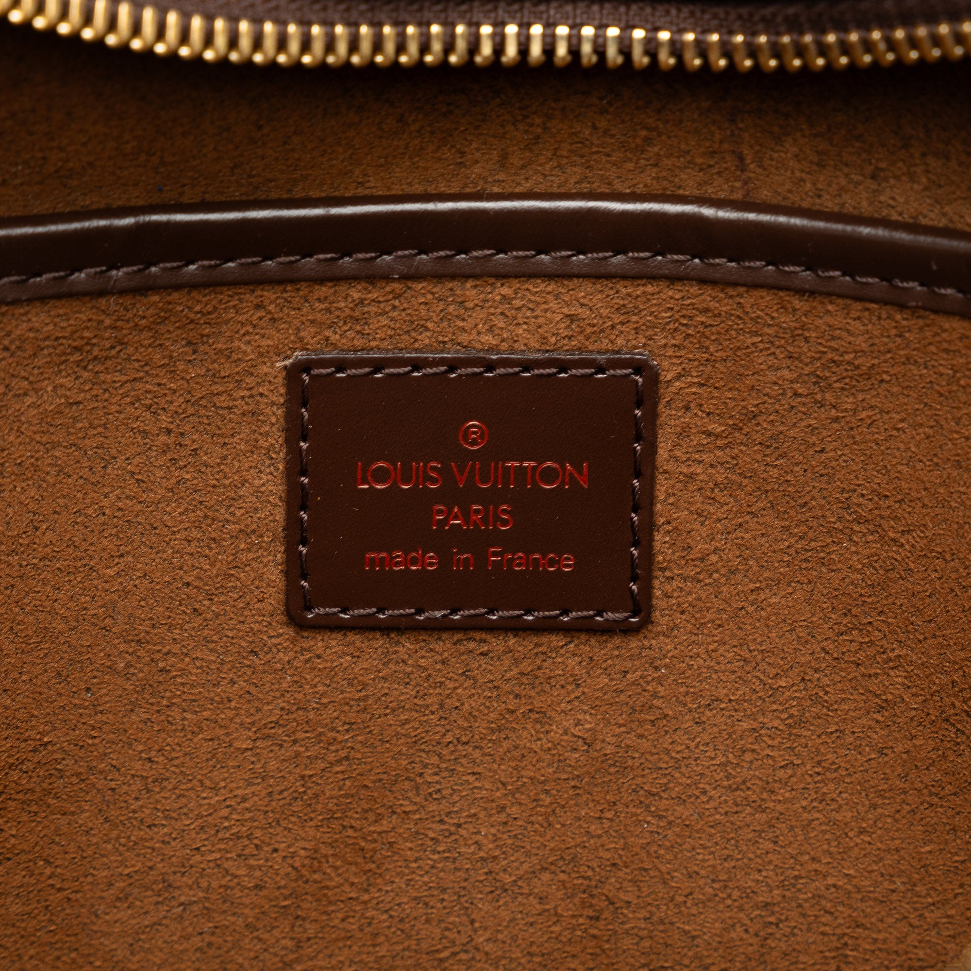 Brown Louis Vuitton Damier Ebene Pochette Saint Louis Clutch Bag - Atelier-lumieresShops Revival