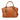 Brown Gucci Leather GG Charm Dome Satchel