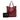 Red Saint Laurent Toy Leather North South Shopping Tote Satchel - Designer Revival