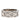 Silver Louis Vuitton Brass LV Mosaic Ring M
