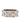 Silver Louis Vuitton Brass LV Mosaic Ring M