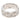 Silver Louis Vuitton Brass LV Mosaic Ring M