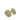 Gold Chanel CC Brass Resin and Faux Pearl Snowflake Push Back Earrings