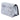 Silver Dior Baby Metallic Patent Microcannage Diorama Flap Crossbody Bag