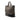 Brown Prada Bicolor Vitello Daino Open Convertible Tote Satchel
