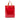 Red Louis Vuitton Monogram Vernis Reade MM Tote Bag