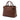Brown Burberry Medium Calfskin and House Check Banner Satchel