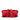Red Gucci Medium Leather Bamboo Daily Crossbody - Designer Revival