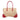 Brown Prada Cinghiale Trimmed Canvas Canapa Tote