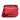 Red Gucci Medium Leather Bamboo Nouveau Fringe Crossbody