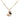 Gold Louis Vuitton Gold Plated Resin Crystal Float Your Boat Pendant Necklace