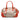 Brown Prada Cinghial Trimmed Canvas Canapa Satchel