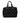 Black Chanel Old Travel Line Nylon Handbag