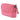 Pink Chanel Quilted Aged Calfskin Gabrielle Double Zip Clutch with Chain Crossbody Bag