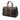 Black Dior Honeycomb Coated Canvas Boston Bag