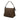 Brown Fendi Zucca Canvas Double Flap Mamma Shoulder Bag