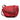 Red LOEWE Small Leather Gate Crossbody