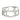 Silver Chanel Silver Plated Cutout Logo Cuff Bracelet