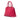 Pink Prada Medium Saffiano Lux Open Promenade Satchel - Designer Revival