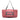 Pink Bottega Veneta Canvas Intrecciato Buckle Flap Handbag - Designer Revival