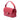 Red Chanel Medium Quilted Lambskin Top Handle Bag Handbag