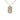 Silver Chanel CC Brass Quilted Dog Tag Pendant Necklace