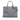 Gray Prada Saffiano Soft Triple Pocket Tote Satchel