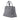 Gray Prada Saffiano Soft Triple Pocket Tote Satchel