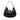 Black Burberry Large Leather Malika Hobo Shoulder Bag