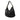 Black Burberry Large Leather Malika Hobo Shoulder Bag