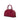 Red Prada Saffiano Lux Bowling Handbag