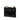 Black Fendi Calfskin and Canvas FF 1974 Flat Baguette Crossbody