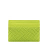 Green Bottega Veneta Intrecciato Card Holder - Designer Revival