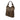Brown Fendi Zucca Zebra Print Canvas Diavolo Trapezio Tote