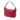 Red Bottega Veneta Nappa Intrecciato Shoulder Bag
