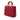 Red Dior Large Lambskin Cannage Lady Dior Satchel