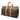 Brown Louis Vuitton Monogram Keepall 50 Travel Bag
